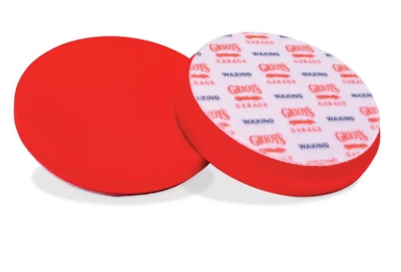 Griots Garage Red Foam Waxing Pad 6.5in - Set of 2 - Single