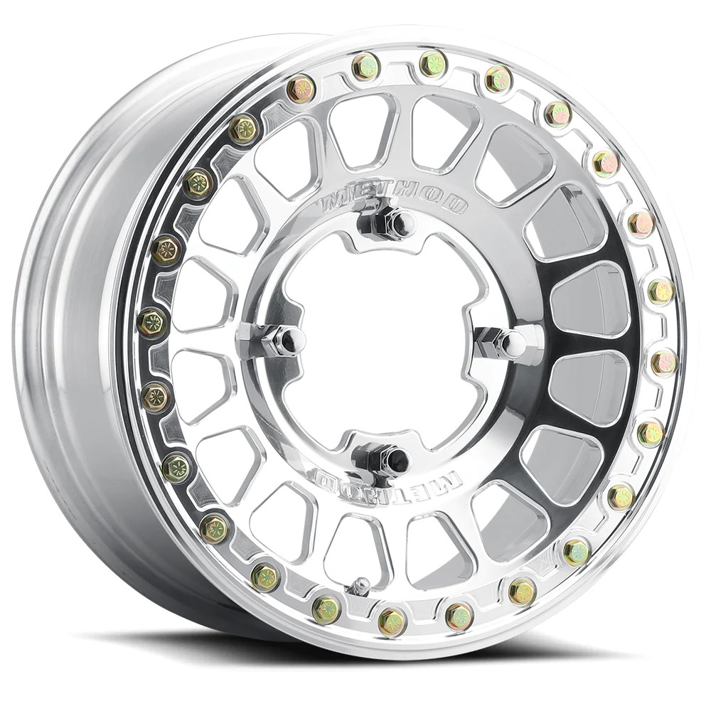 Method MR413 UTV Beadlock 15x738mm Offset 4x136 96mm CB Polished Wheel