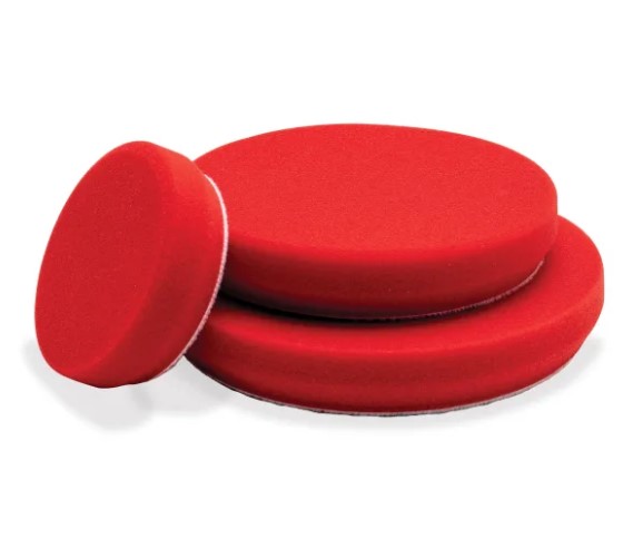 Griots Garage 3in Red Waxing Pads (Set of 3) - Single