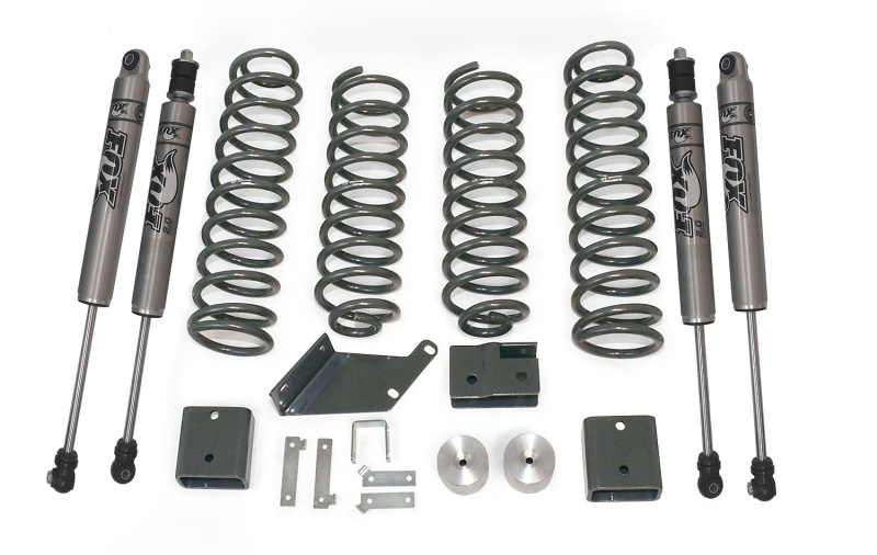 MaxTrac 07-18 Jeep Wrangler JK 2WD/4WD 3in/3in Coil Lift Kit w/FOX Shocks - K889730F