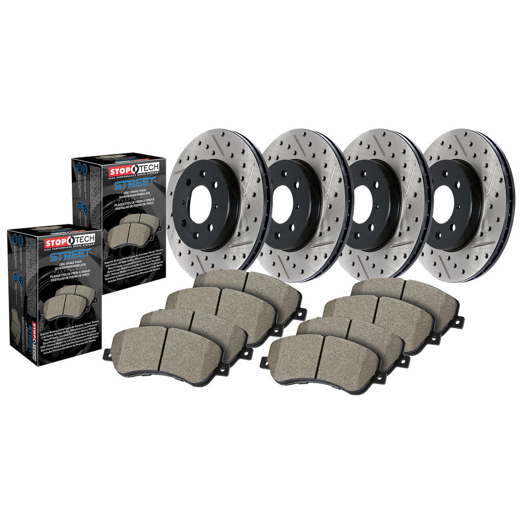 Street Axle Pack, Drilled & Slotted, 4 Wheel - 935.44013 Street Axle Pack, Drilled & Slotted, 4 Wheel - 935.44013