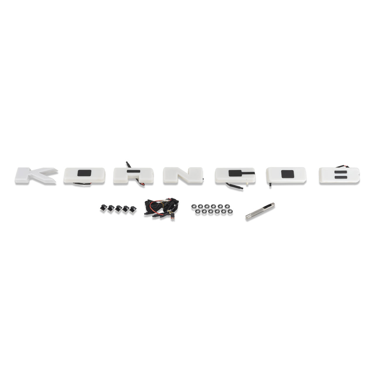 IAG I-Line Grill White Letters with White Lighting