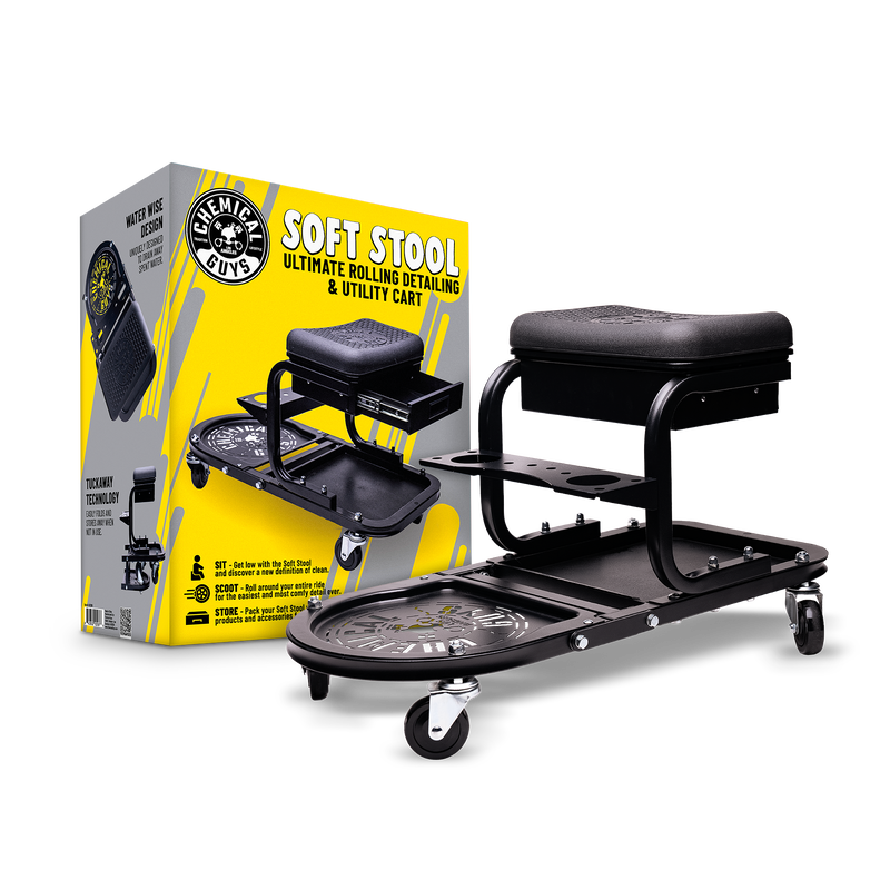 Chemical Guys Soft Stool Ultimate Utility Detailing Cart