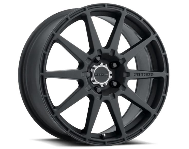 Method MR501 RALLY 17x8 +42mm Offset 5x4.5 67.1mm CB Matte Black Wheel - MR50178012542-2