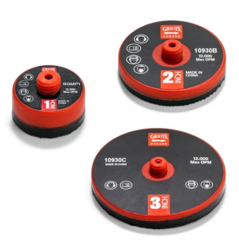 Griots Garage BOSS Micro 2in Backing Plate, The professional grade micro backing plates deliver smooth and reliable operation with fast pad interchange.