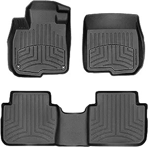 WeatherTech 2022+ Ford Maverick (Non-Hybrid) Front & Rear FloorLiner HP - Black - 441642-1-3IM