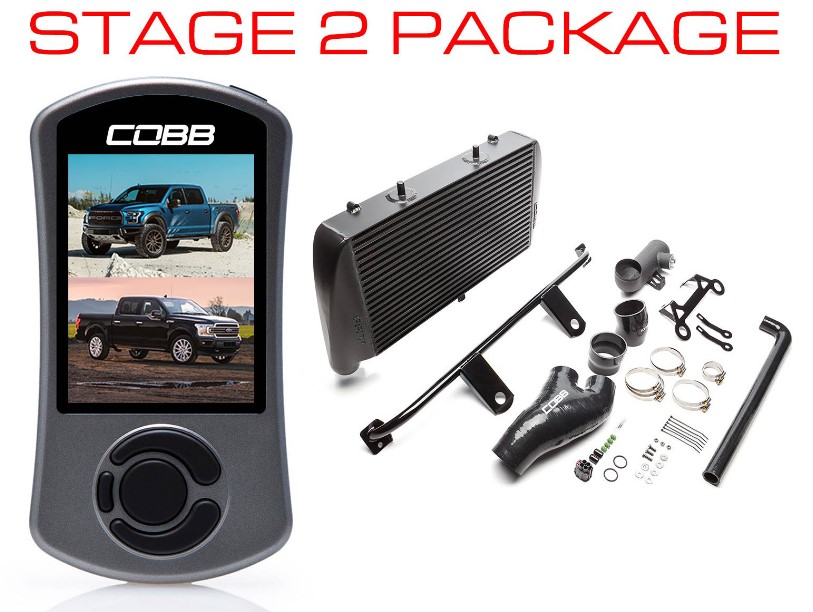 Cobb 17-20 Ford F-150 Raptor Stage 2 Power Package (No Intake) w/TCM Flashing - Black