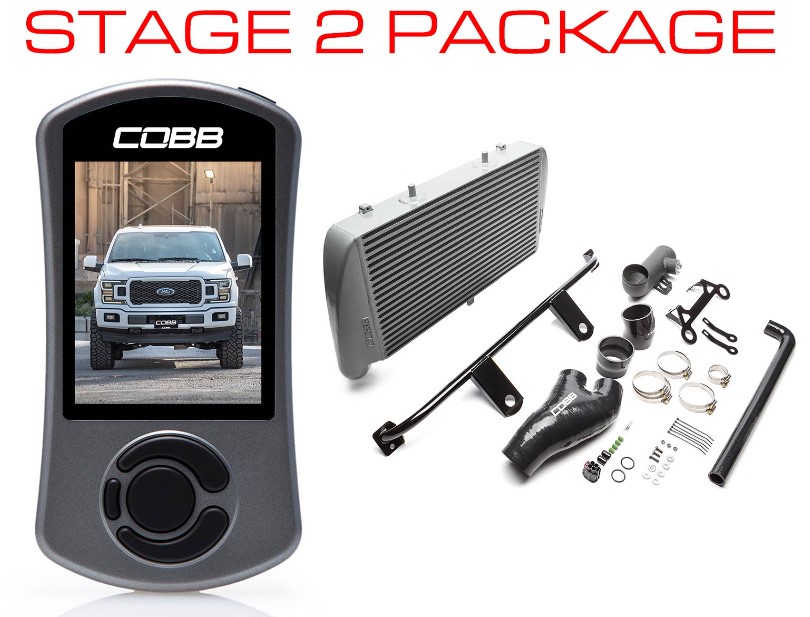 Cobb 18-20 Ford F-150 2.7L Stage 2 Power Package - Silver (NO INTAKE)