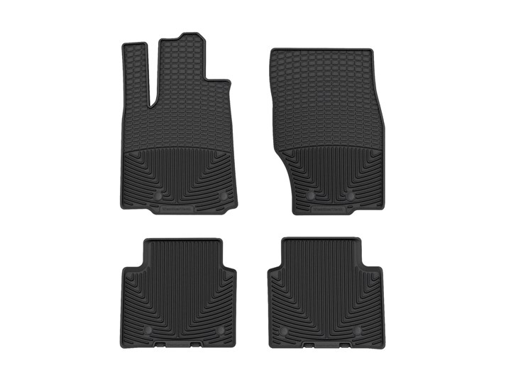 WeatherTech 22-23 Jeep Grand Cherokee WL (Incl. 2022 4xe) Rear Rubber Mats - Black - W615