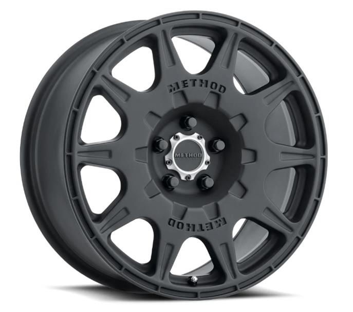 Method MR502 RALLY 16x7 +15mm Offset 5x4.5 67.1mm CB Matte Black Wheel - MR50267012515-2