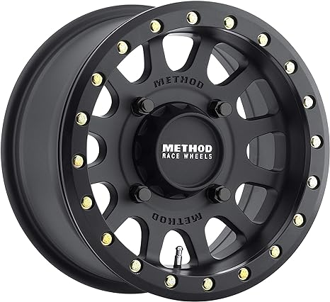 Method MR401 UTV Beadlock 14x10 5+5/0mm Offset 4x156 132mm CB Matte Black w/BH-H20875 Wheel - MR40141046555B