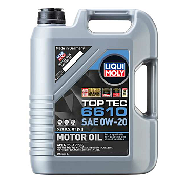 LIQUI MOLY 5L Top Tec 6610 Motor Oil SAE 0W20 - 22190