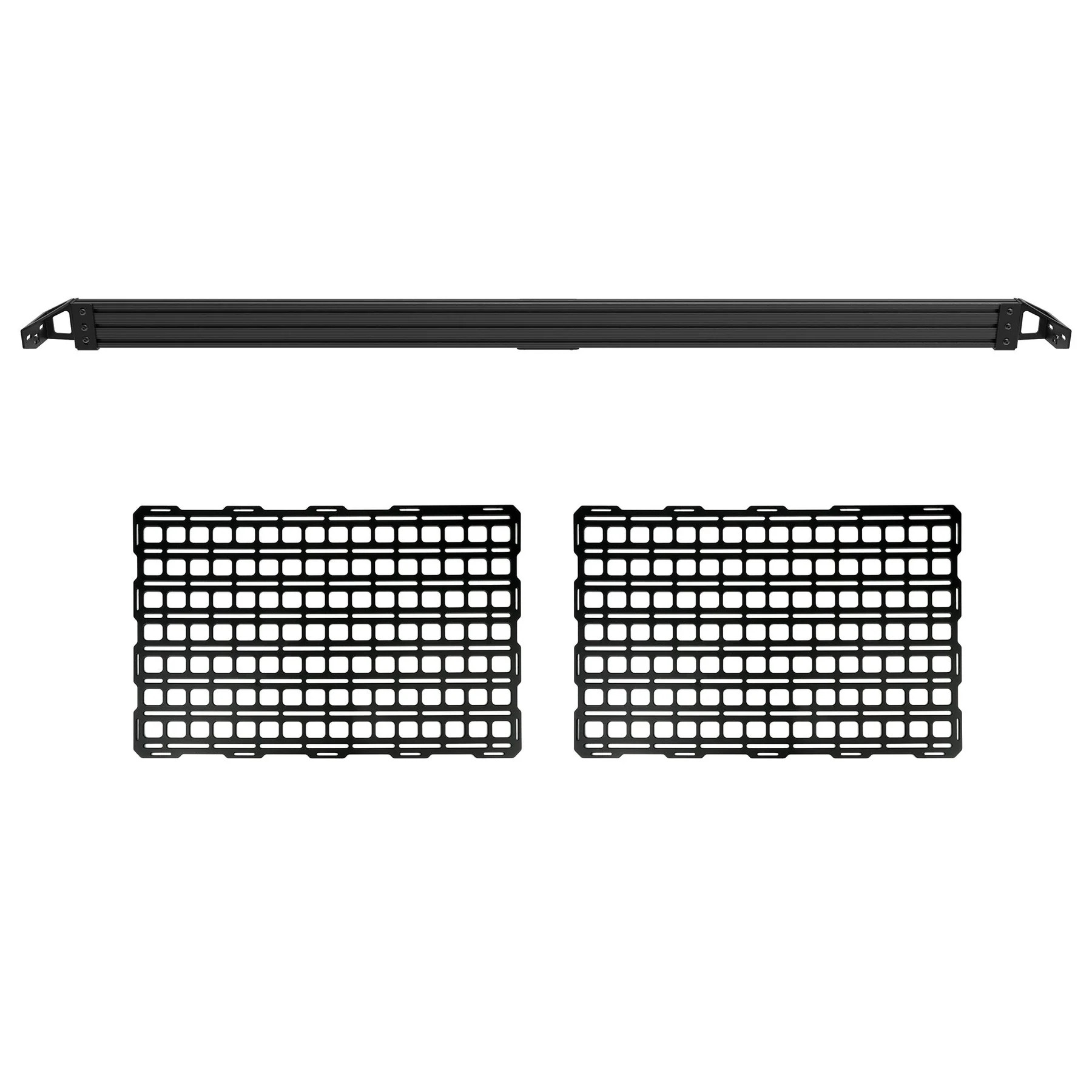 BuiltRight Industries 2022+ Toyota Tundra Bulkhead Accessory Rail System - 107141