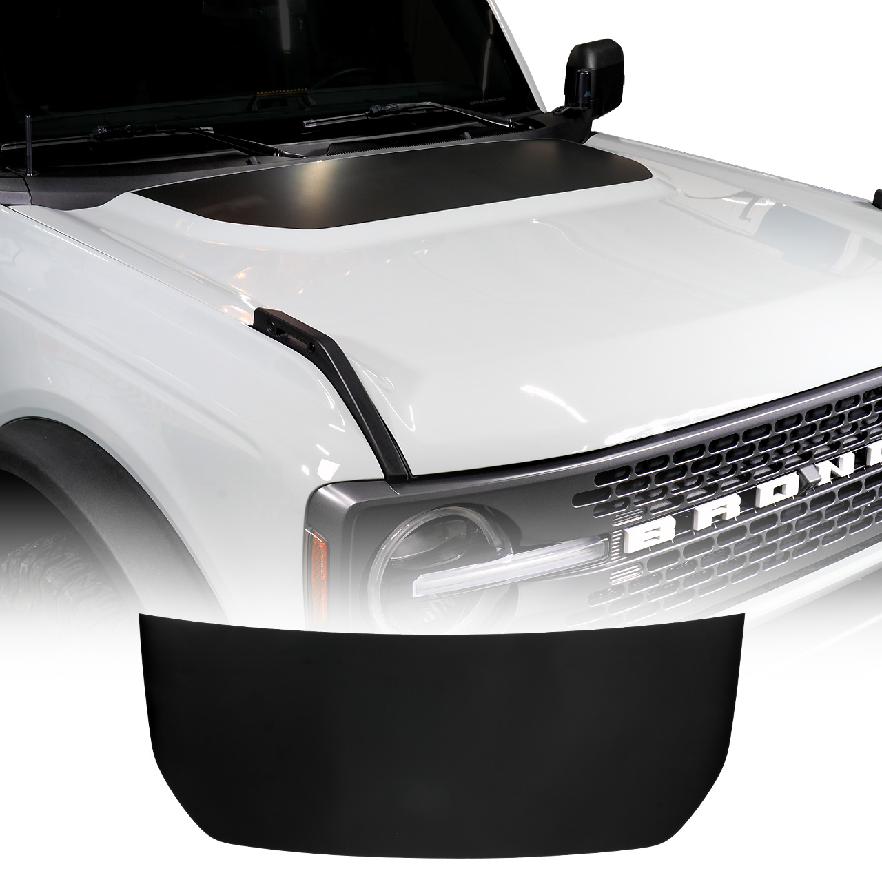 IAG Off-Road Front Hood Graphic - Solid Design Fits 2021+ Ford Bronco