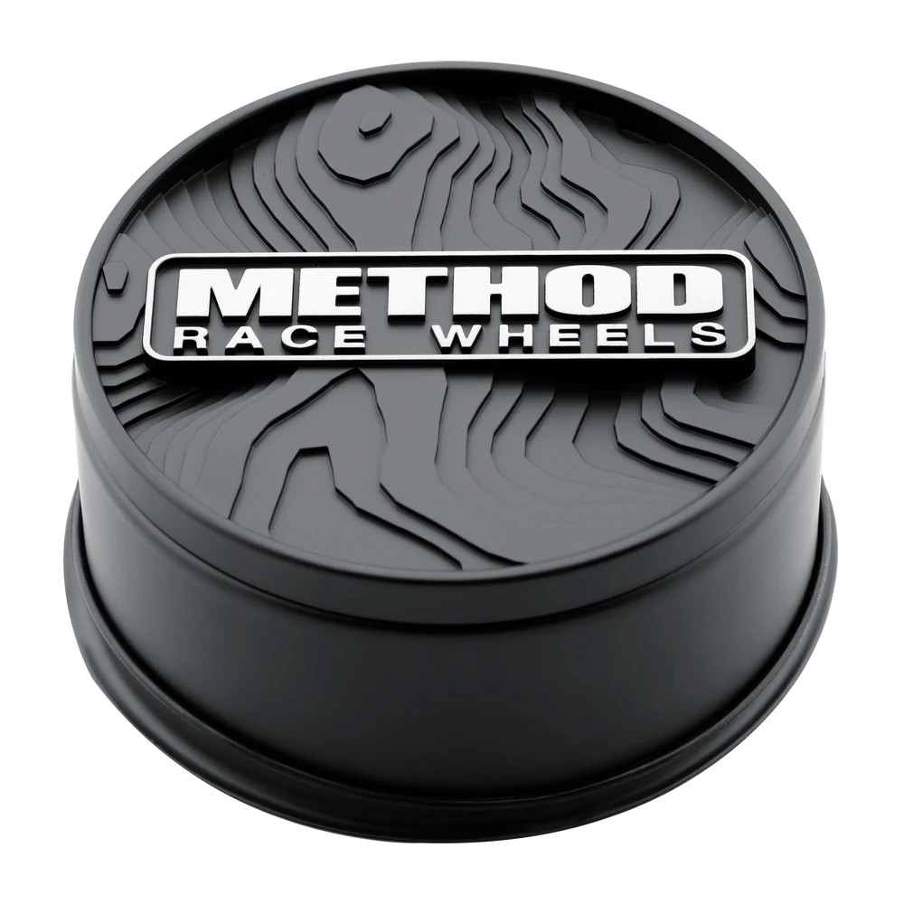 Method Cap TOPO - 108mm - Black - Push Thru - CP-TOPO108P-B