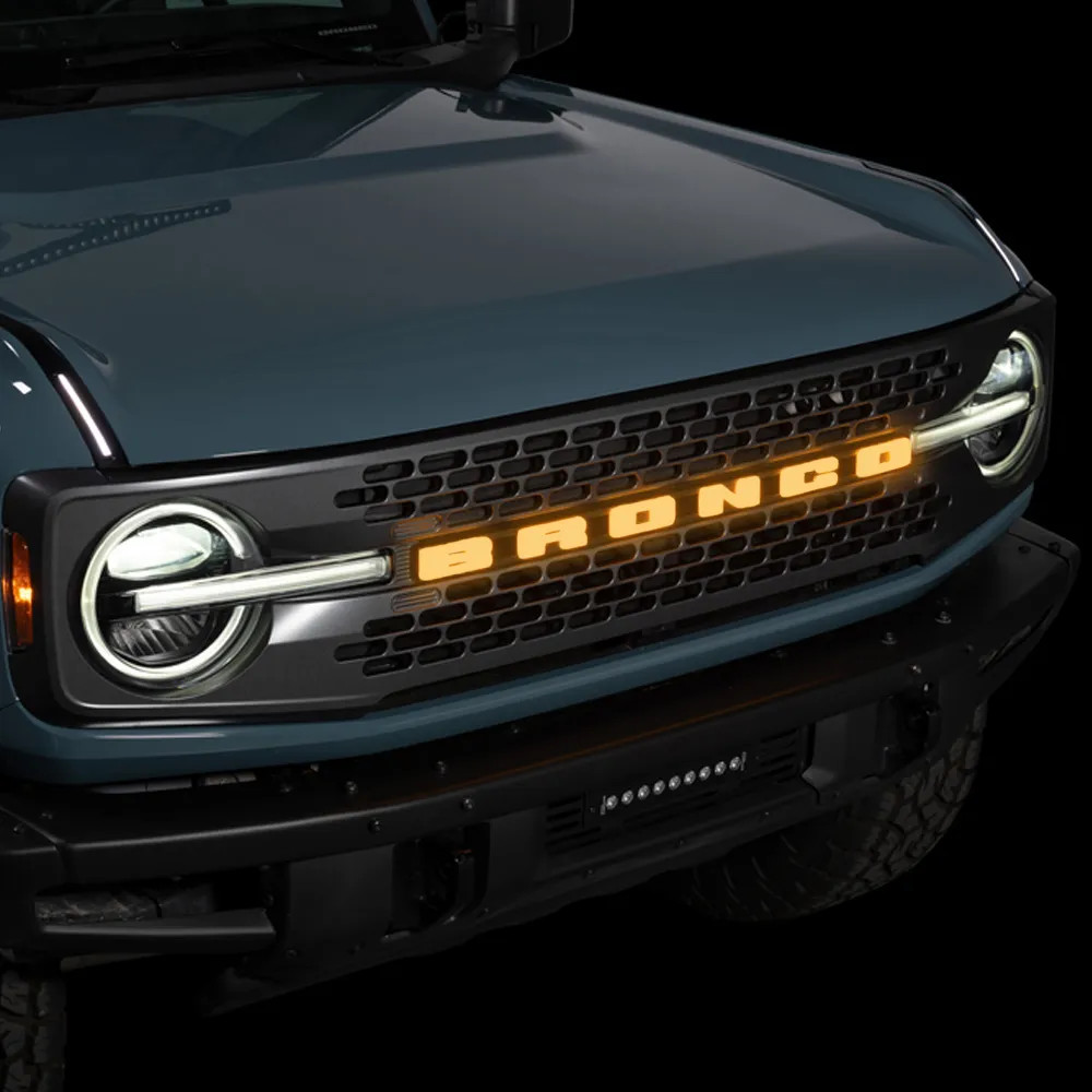 Putco 21-23 Ford Bronco Emblem (Does Not Fit Front Camera Models) - 92851