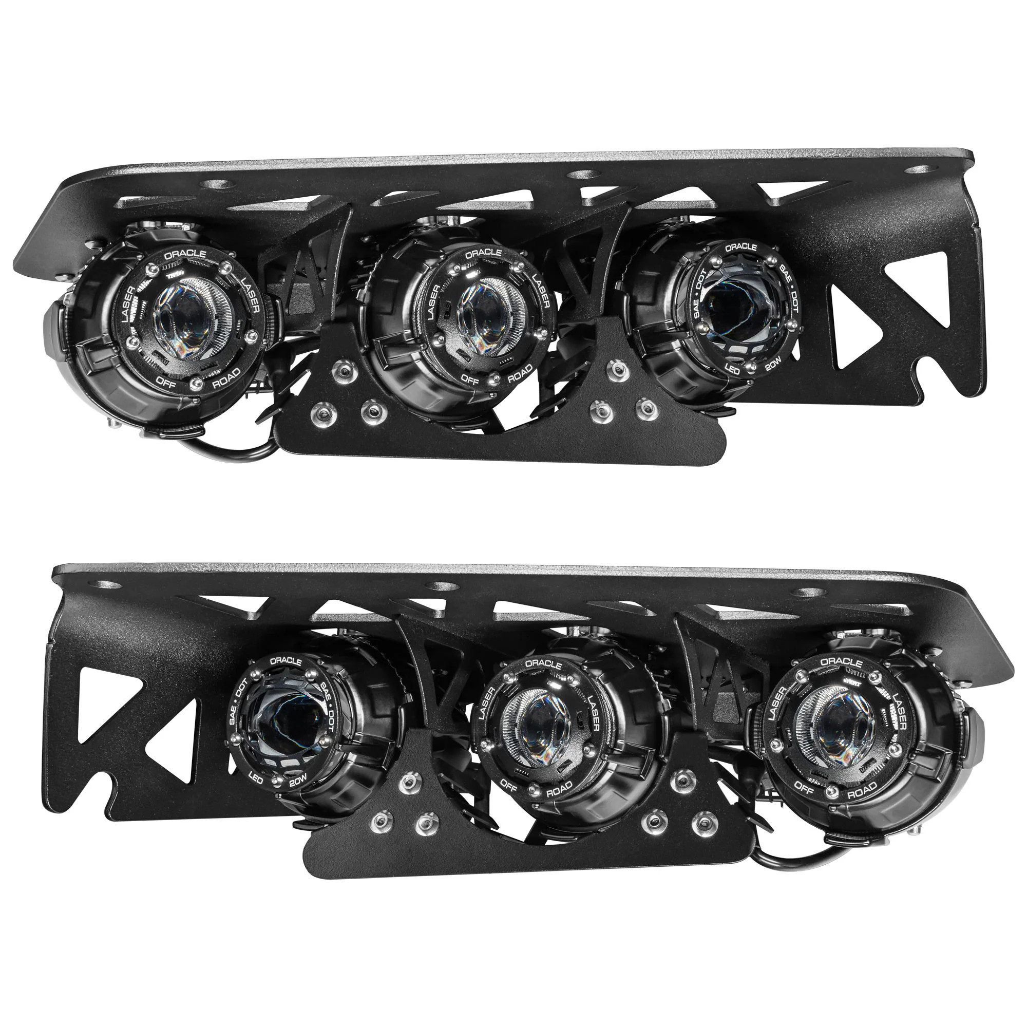 Oracle Lighting 21-24 Ford Bronco Off Road Laser and LED Fog Light Kit for Steel Bumper - 5928-LZZ-001