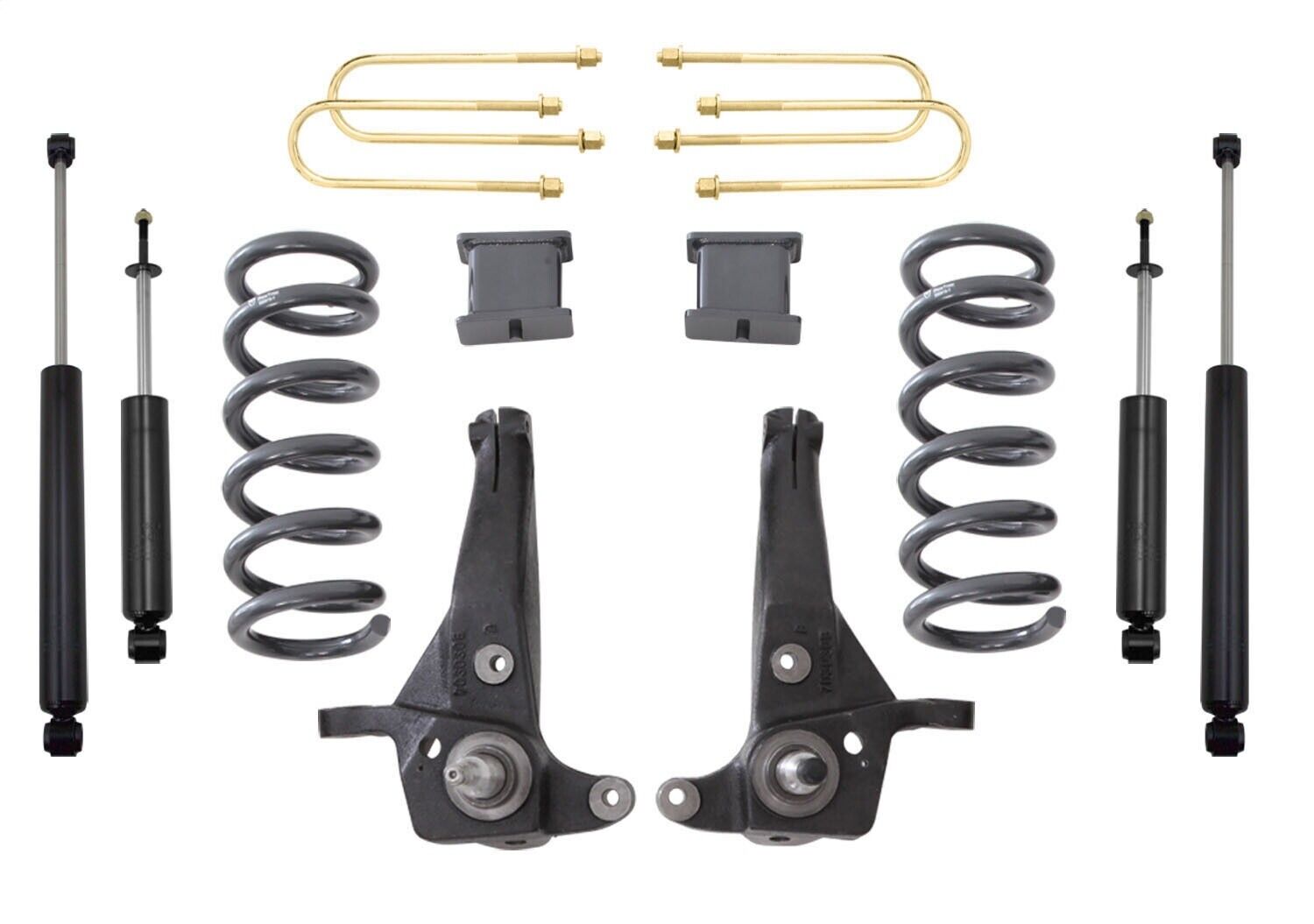 MaxTrac 01-09 Ford Ranger 2WD 6 Cyl w/Coil Susp. (Non Stabilitrak) 6in/3in Spindle Lift Kit - K883063B-6