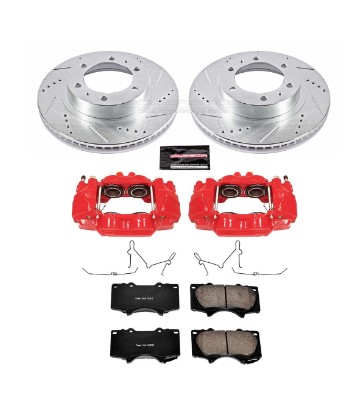 Power Stop 03-09 Toyota 4Runner Front Z23 Evolution Sport Brake Kit w/Calipers