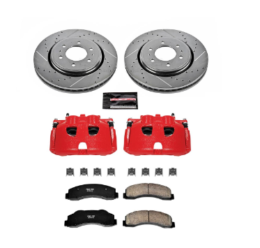 Power Stop 10-17 Ford Expedition Front Z23 Evolution Sport Brake Kit w/Calipers