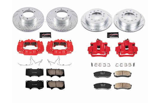 Power Stop 10-14 Toyota FJ Cruiser Front & Rear Z23 Evolution Sport Brake Kit w/Calipers