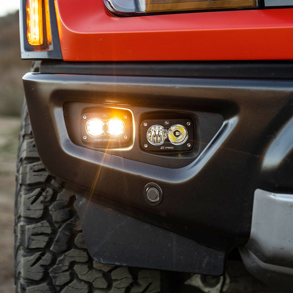 Baja Designs 21+ Ford Raptor S2 SAE Pro Fog Pocket Light Kit - 448182