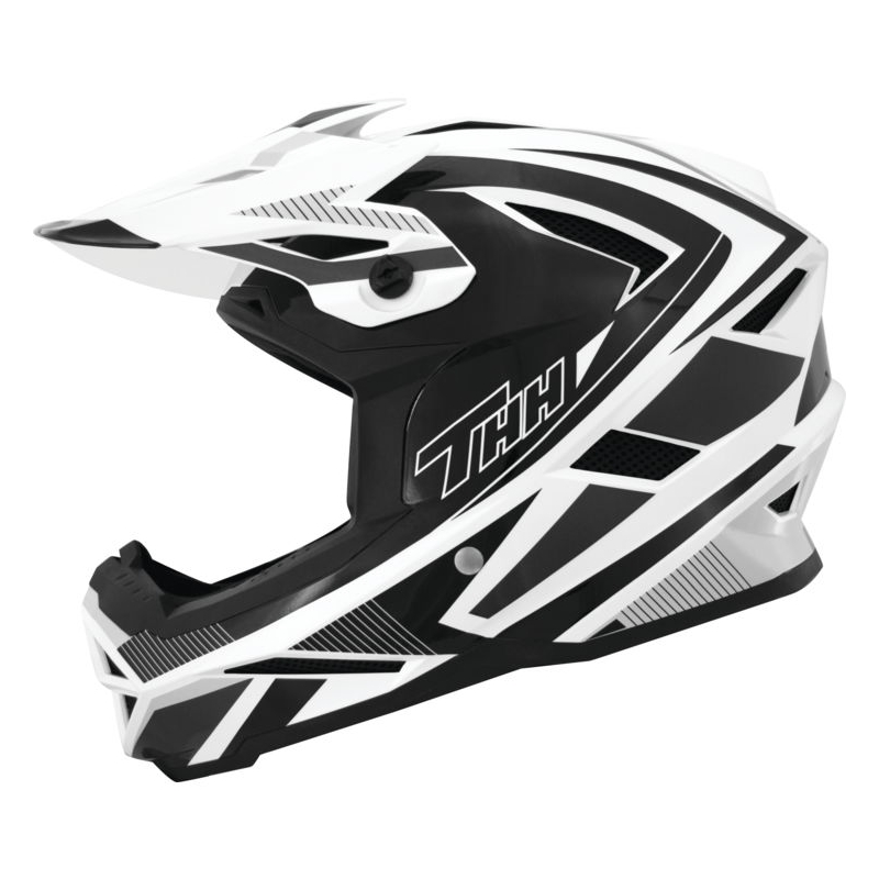 THH Helmets T-42 BMX Acceler Helmet Black/White - XS - RK80308