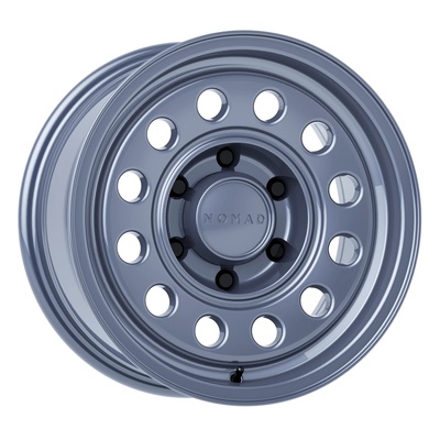 Nomad N501UG Convoy 16x8in / 6x139.7 BP / -10mm Offset / 106.1mm Bore - Gloss Grey Wheel - N501UG-68060-10