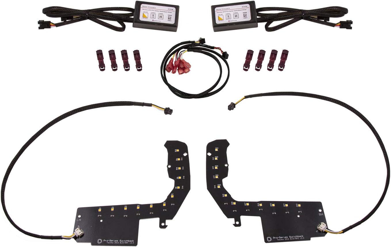 Diode Dynamics Tacoma 2016-2019 Pro-Series - Amber DRL Boards - DD2287