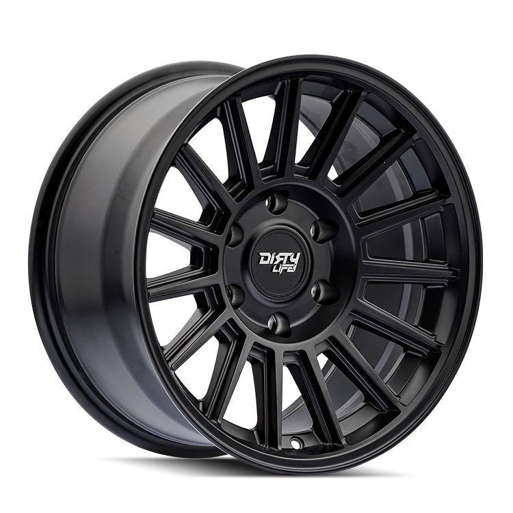 Dirty Life Journey 9316 17x8.5 / 6-135 BP / 0mm Offset / 87.1mm Hub Matte Black Wheel - 9316-7836MB