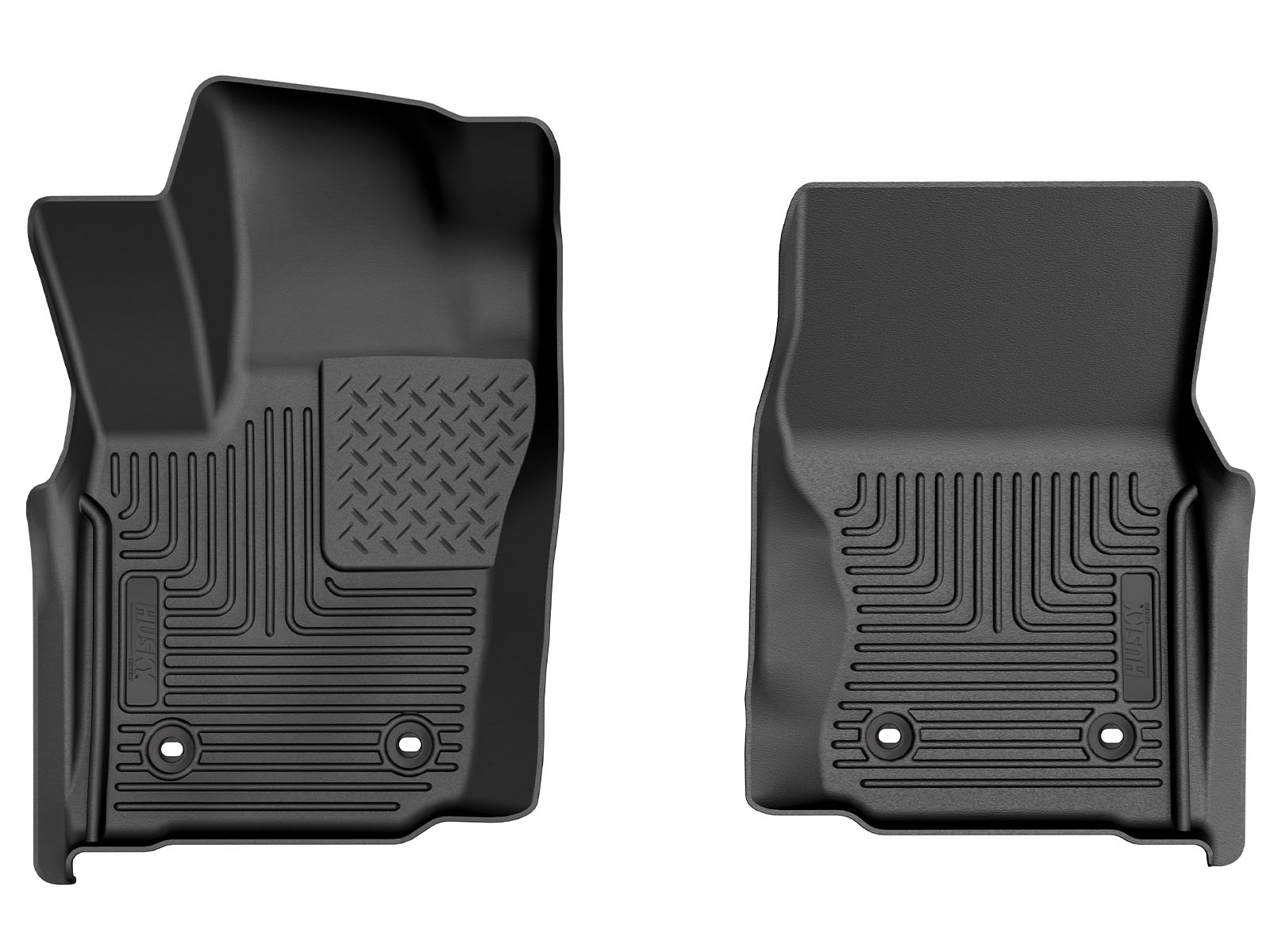 Husky Liners 2024 Toyota Tacoma Crew Cab w/Automatic Trans. X-act Contour Front Floor Liner - Black - 54581