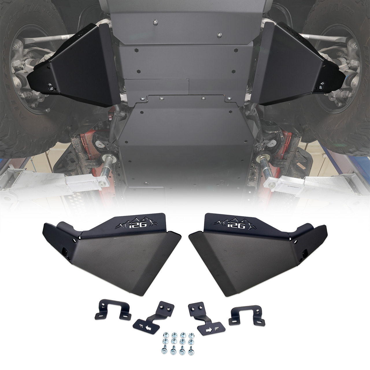 IAG Rock Shield™ Front Lower Control Arm Skid Plate for 2022+ Bronco Raptor