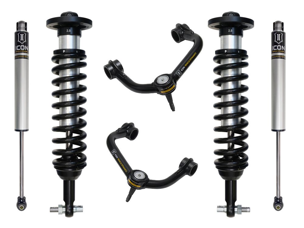 ICON 2021+ Ford F150 4WD 0-2.75in Stage 2 Suspension System - w/ Tubular UCA - K93112T
