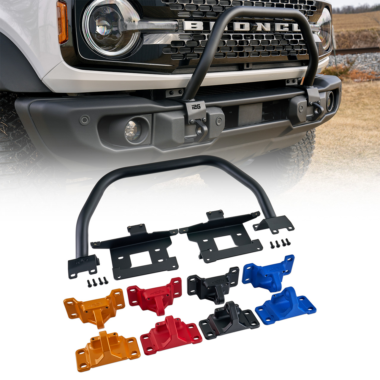 IAG Off-Road FMS OE Style Capable Bull Bar with Recovery Points