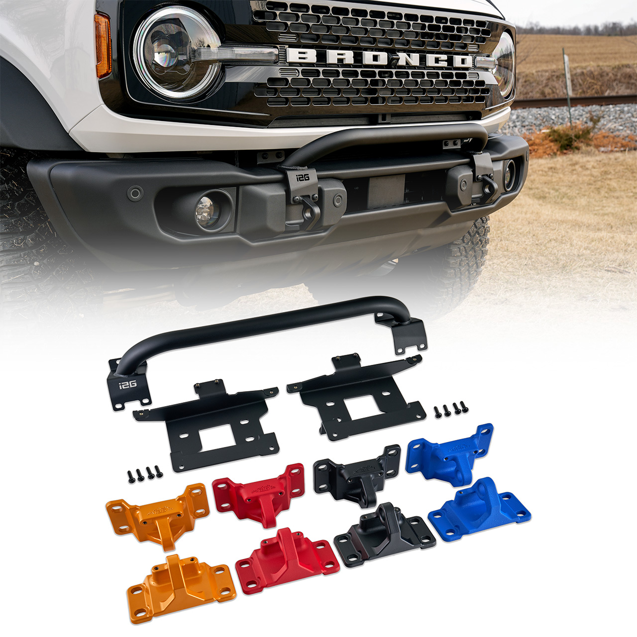 IAG Off-Road FMS Mini Capable Bull Bar with Recovery Points IAG Off-Road FMS Mini Capable Bull Bar with Recovery Points