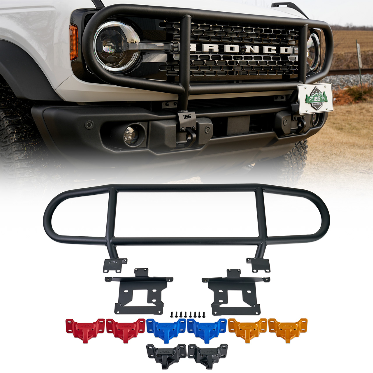 IAG Off-Road FMS Full Capable Bull Bar with Recovery Points