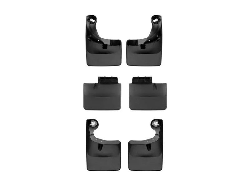 WeatherTech Front, Mid & Rear Set No Drill MudFlaps For 2025 Ford F-150 Tremor - Black WeatherTech Front, Mid & Rear Set No Drill MudFlaps For 2025 Ford F-150 Tremor - Black