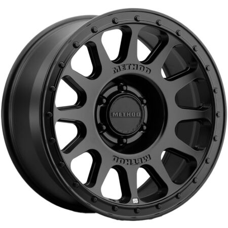 Method MR709 HD Bead Grip 18x 9in / ET12 / 6x5.5 BP / 106.25mm Bore - Black Wheel - MR70989060512H