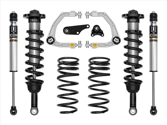 Icon 2024+ Toyota Tacoma 1.25-3in Stage 2 Suspension System w/ Billet Overland Rear Coils - K53292X