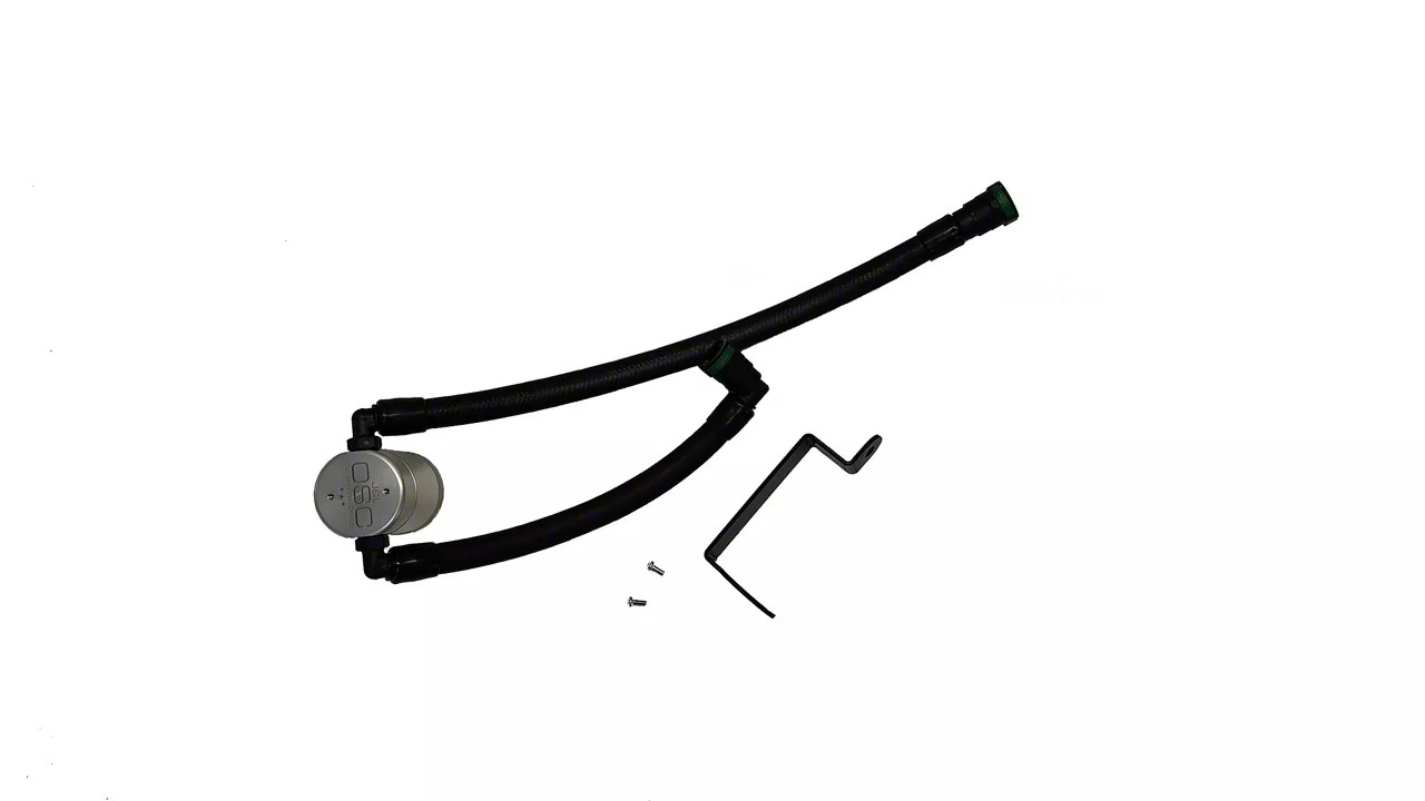 J&L 2025 Ford Bronco 2.3L/ 23-25 Ford Ranger 2.3L Separator 3.0 PCV Side - Clear Anodized - 3059P-C