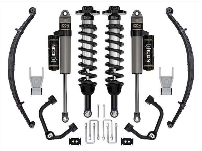 Icon 21-23 Ford F150 Tremor 4WD 2.5-3in Stage 2 Suspension Sys. - Tubular UCA - K93162TL Icon 21-23 Ford F150 Tremor 4WD 2.5-3in Stage 2 Suspension Sys. - Tubular UCA - K93162TL