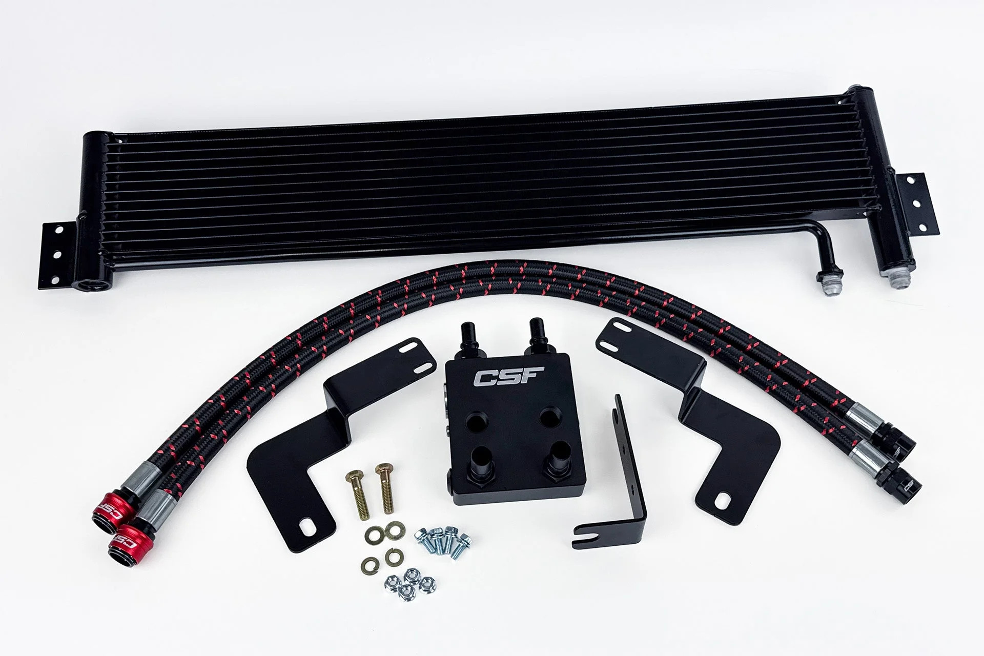 CSF 2021+ Ford Bronco 2.7L EcoBoost External Transmission Oil Cooler Kit - 8350 CSF 2021+ Ford Bronco 2.7L EcoBoost External Transmission Oil Cooler Kit - 8350