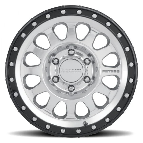 Method MR315 18x9 +18mm Offset 8x170 130.81mm CB Polished Wheel - Gloss Black Lip - MR315890871718