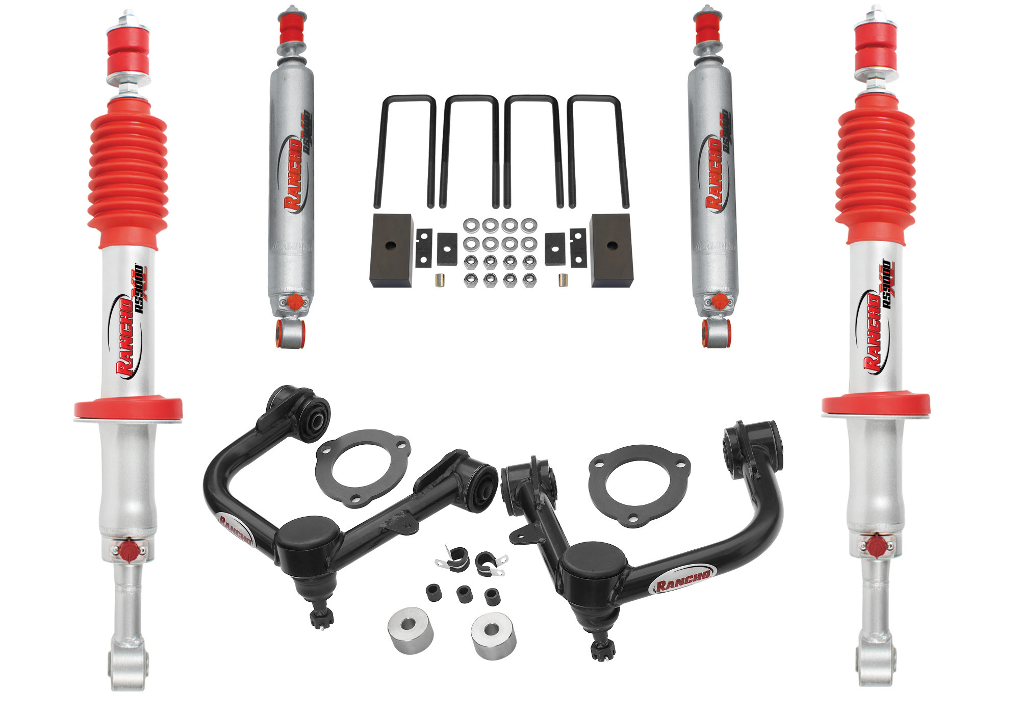 Rancho 05-20 Toyota Tacoma Suspension System - Master Part Number - Three Boxes - RS66905R9K Rancho 05-20 Toyota Tacoma Suspension System - Master Part Number - Three Boxes - RS66905R9K