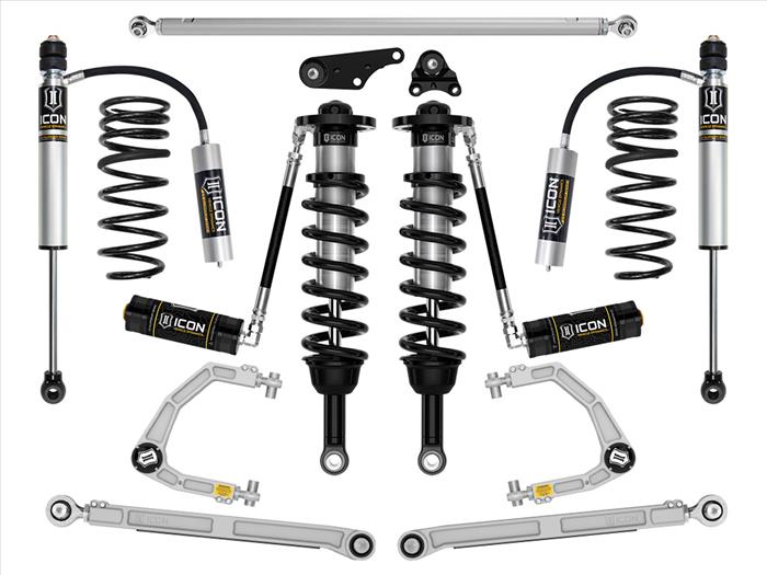 ICON 2024 Toyota Land Cruiser 250 Series 1.25-3in Lift (Stage 4) Suspension System, Billet - K53364