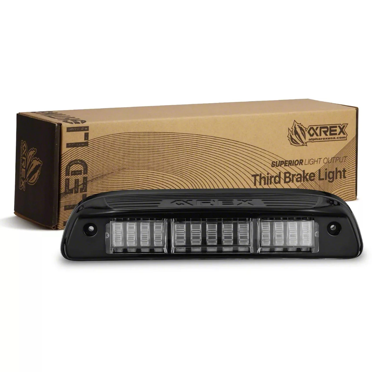 AlphaRex 05-11 Toyota Tacoma NOVA-Series LED 3rd Brake Light Black - 220085