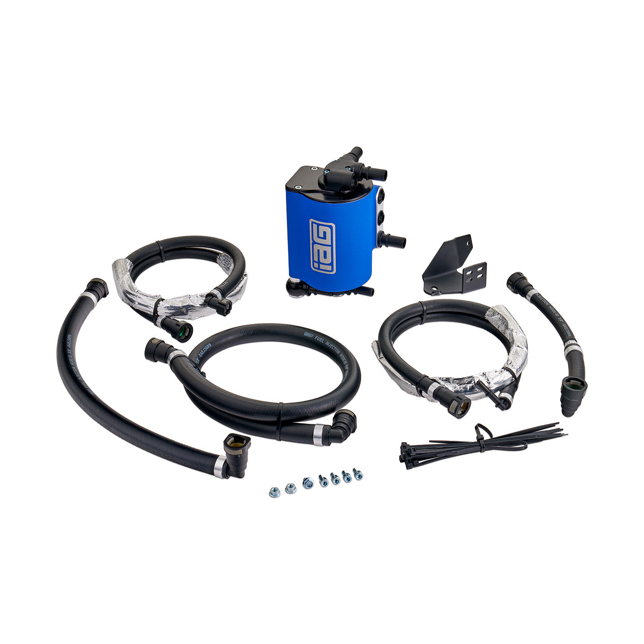 IAG Air Oil Separator AOS For 2021+ 2.3L Ford Bronco - Blue Parts Layout