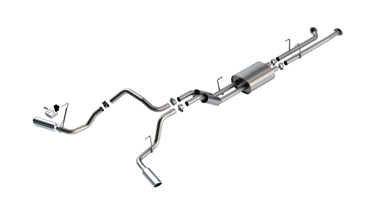Borla 07-08 Toyota Tundra 5.7L S-Type Cat-Back Exhaust - 4in Stainless Tips - 141021