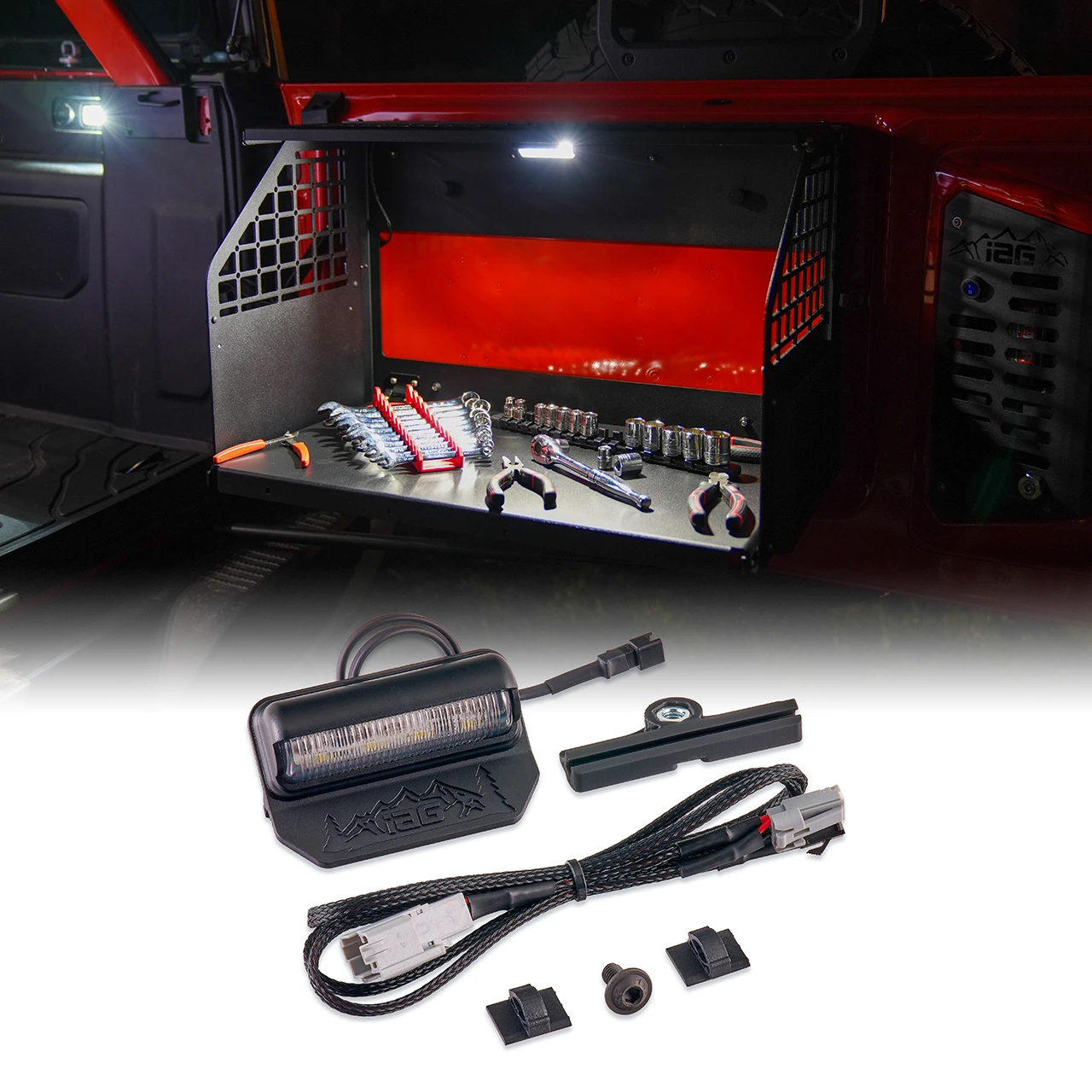 IAG Off-Road Multilevel Tailgate Table Light For 2021+ Ford Bronco