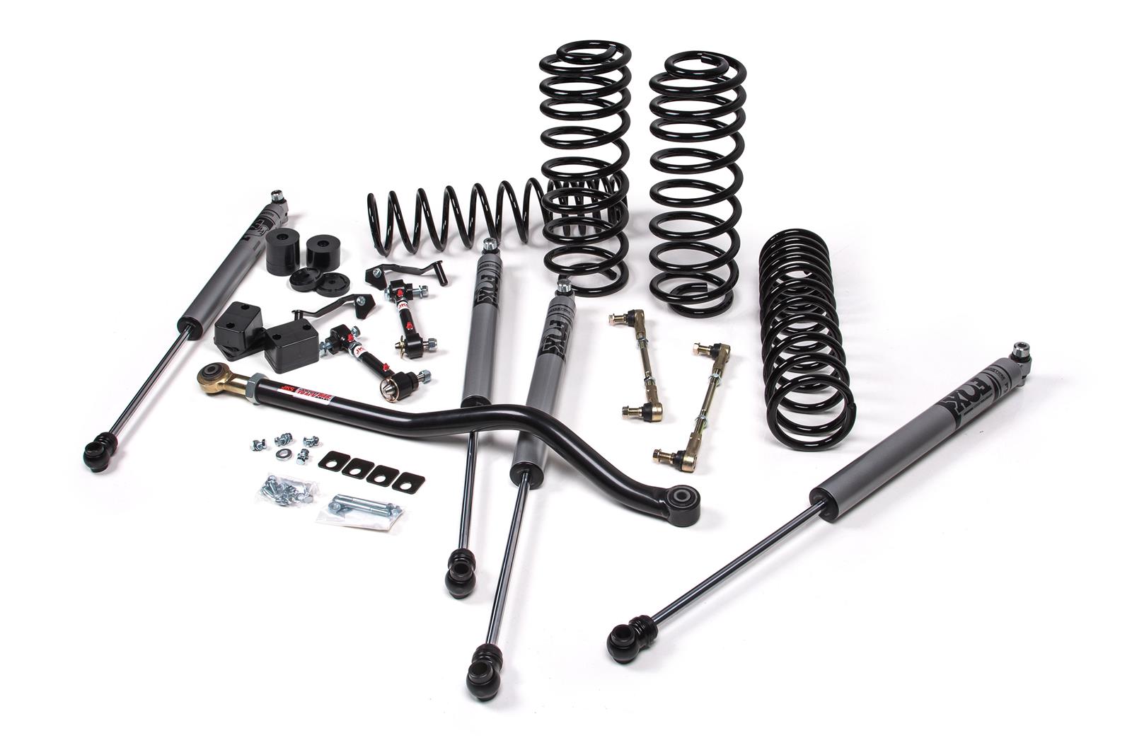 JKS Jeep JL J-Venture 2.5in 4Dr w/Fox 2.0 Performance Series Shocks STD Rate Coils - JSPEC117KFP